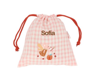 Bolsa lanche personalizável Vichy Mouse Fairies