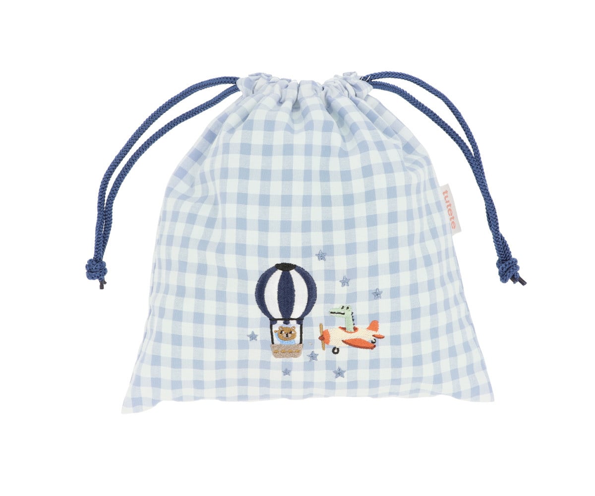 Sacca Merenda Vichy Planes Personalizzabile