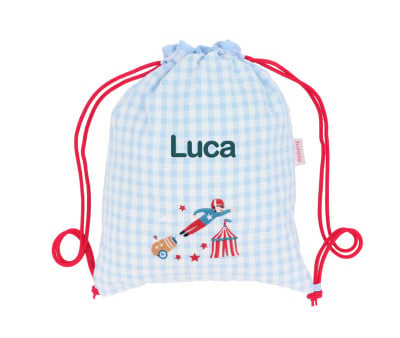 Sacca-Zaino Vichy Circus Show Personalizzabile