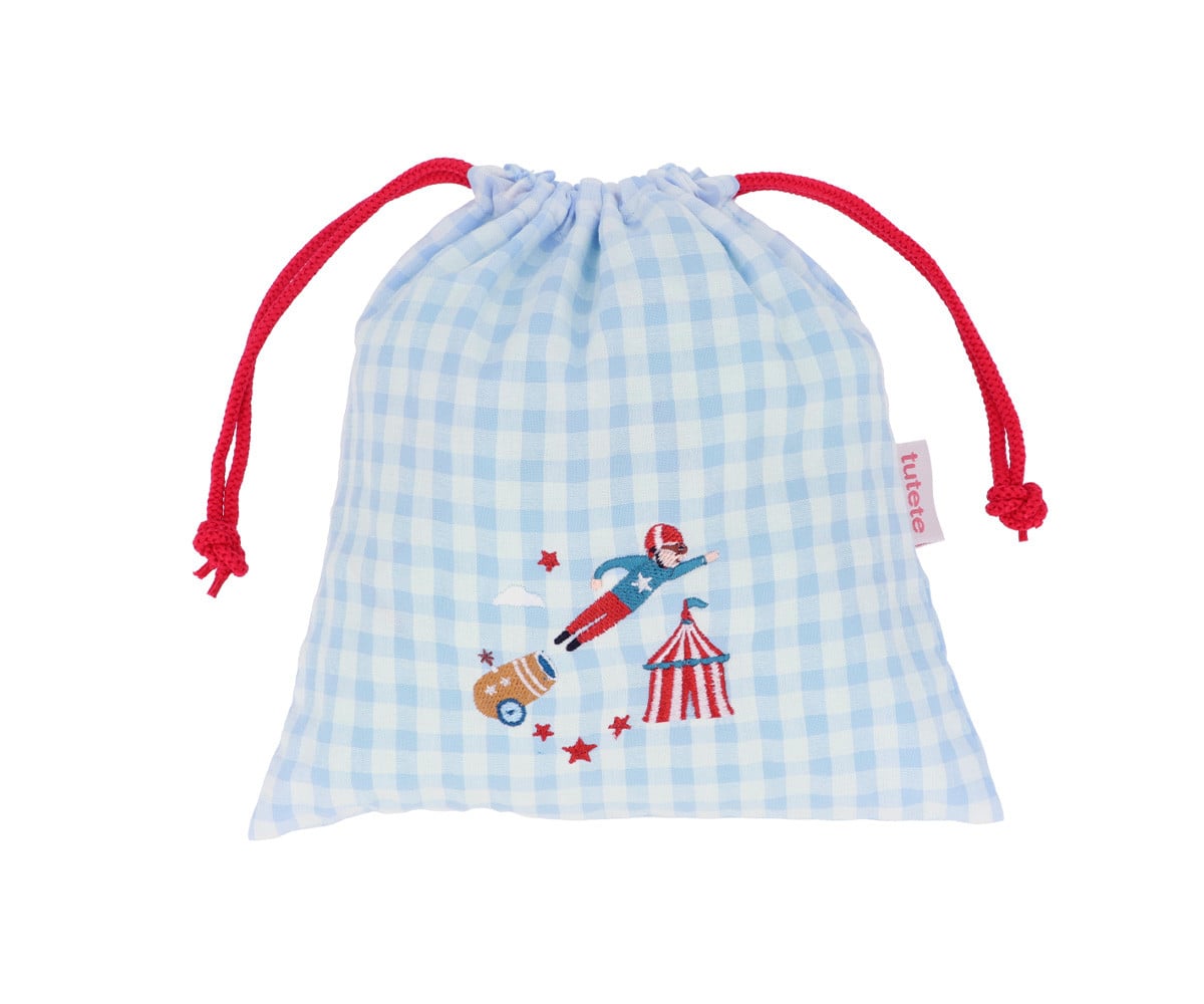 Bolsa lanche personalizável Vichy Circus Show