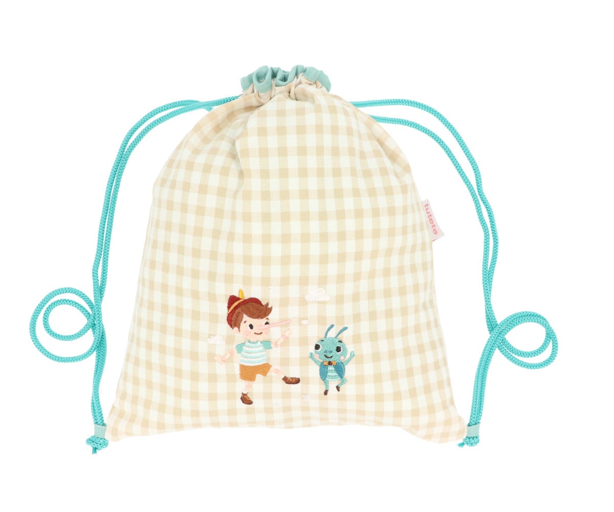 Sacca-Zaino Vichy The Wooden Boy Personalizzabile