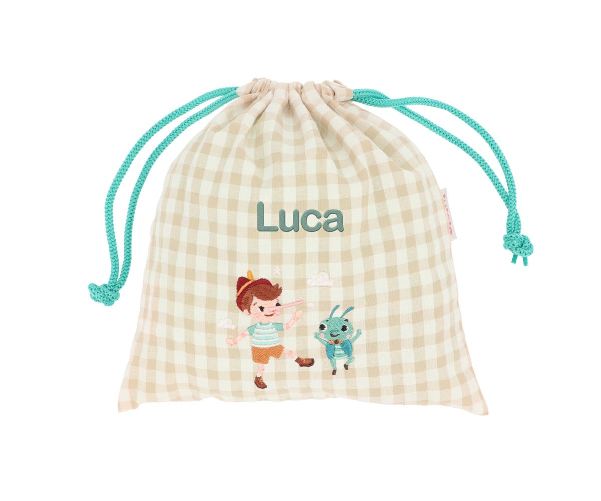 Bolsa lanche personalizável Vichy The Wooden Boy