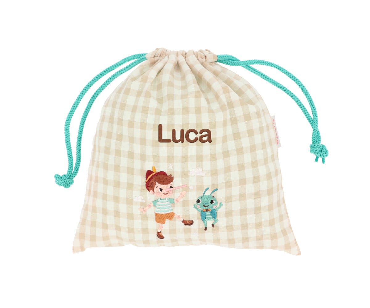 Bolsa lanche personalizável Vichy The Wooden Boy