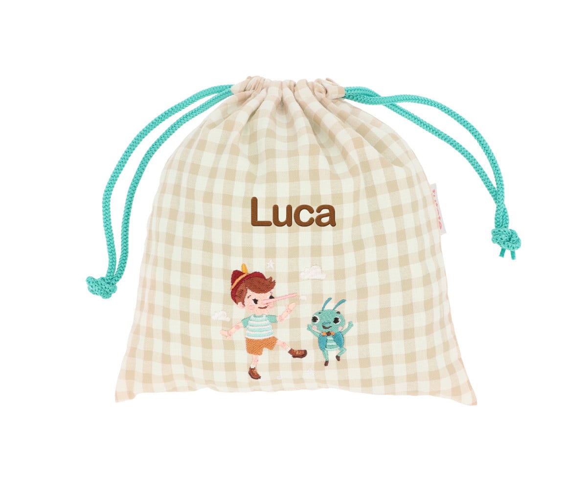 Bolsa lanche personalizável Vichy The Wooden Boy