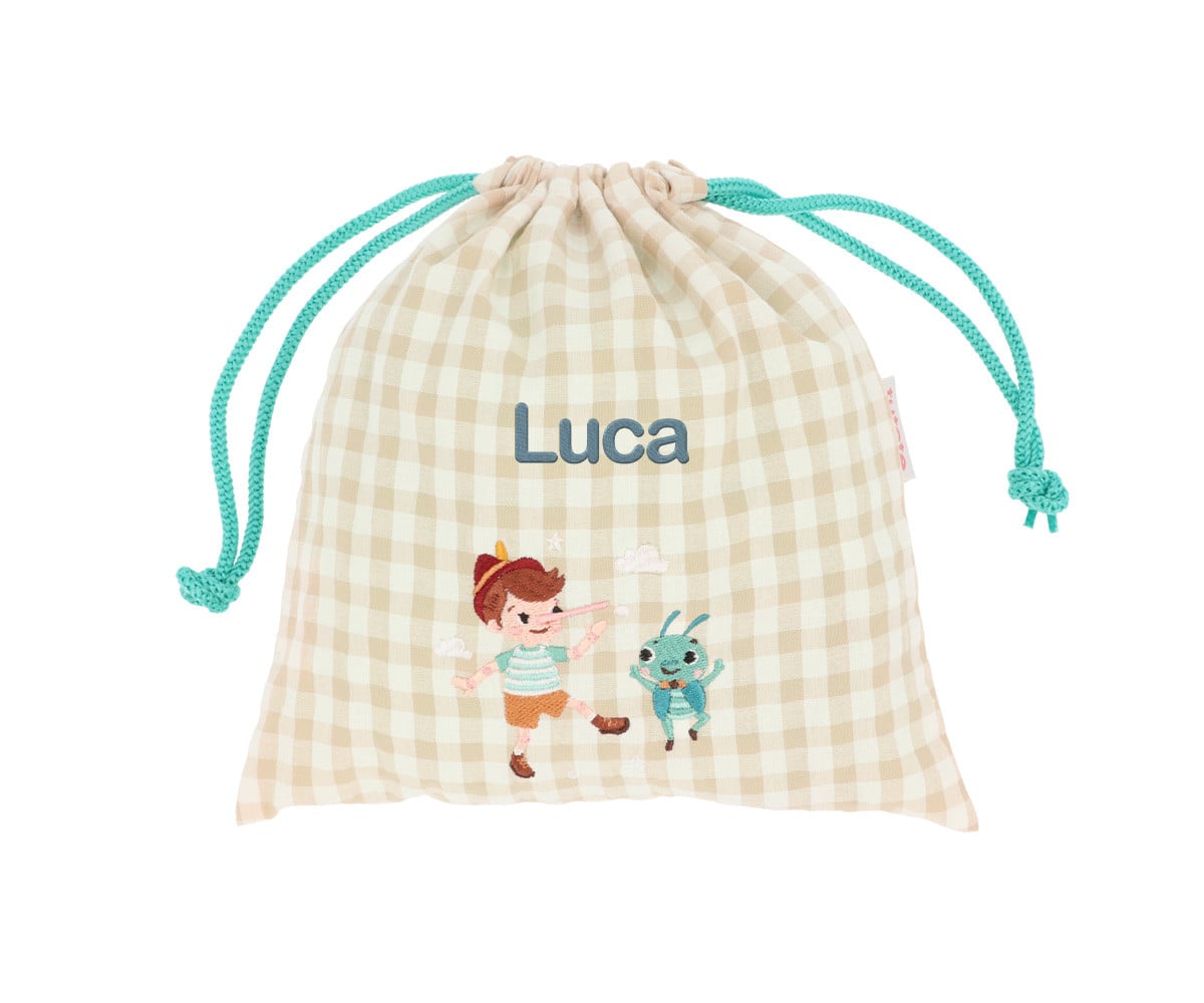 Bolsa lanche personalizável Vichy The Wooden Boy