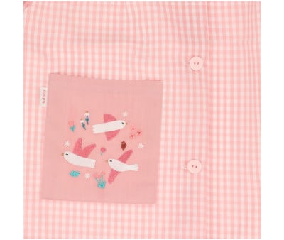 Grembiulino Seber Bottoni Blossom Birds Personalizzabile