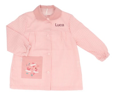 Grembiulino Seber Bottoni Blossom Birds Personalizzabile