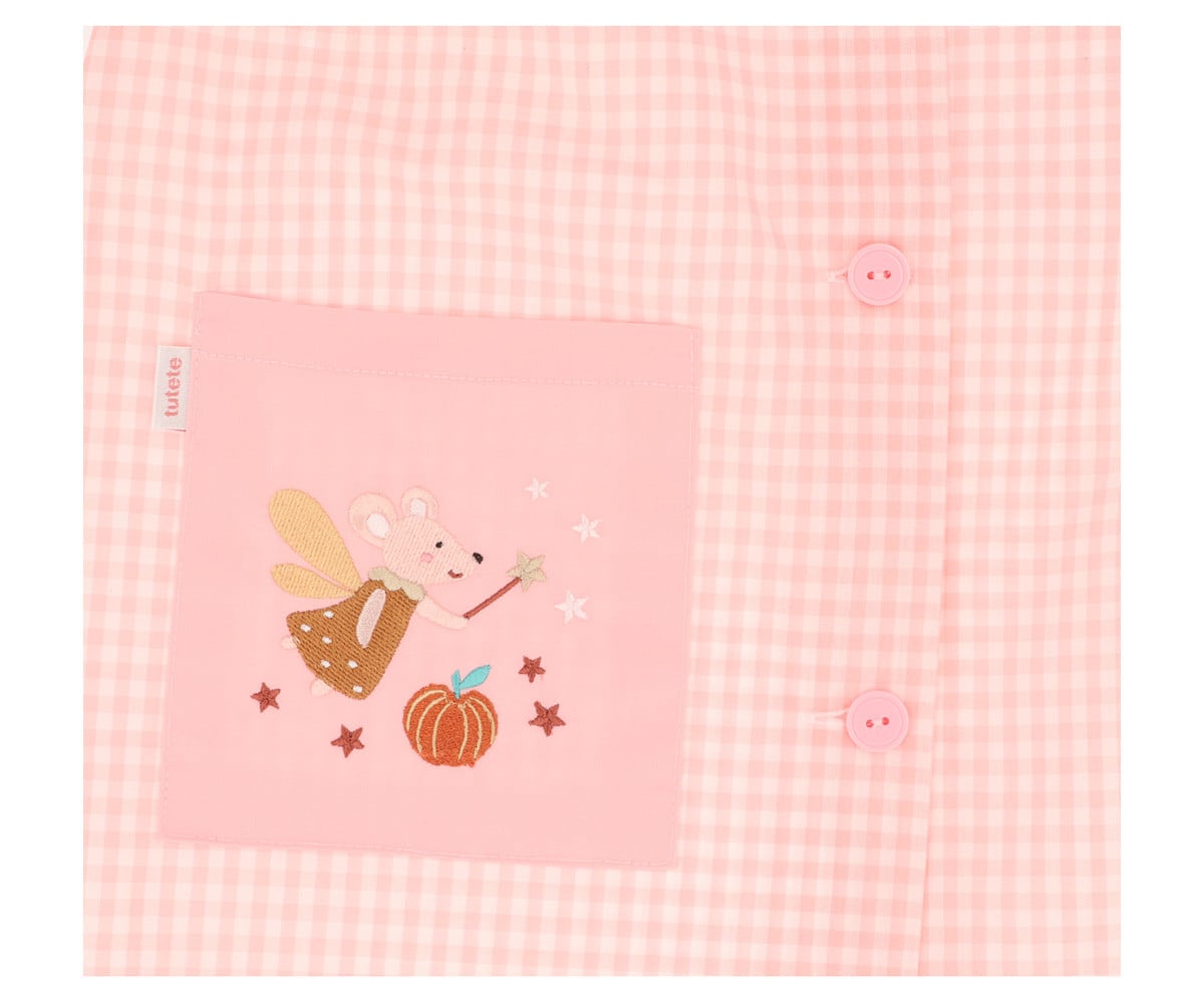 Grembiulino Seber Bottoni Mouse Fairies Personalizzabile