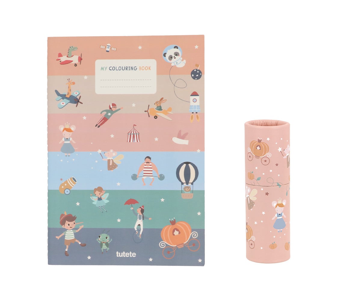 Libretto da Colorare Tutete + Pastelli Mouse Fairies