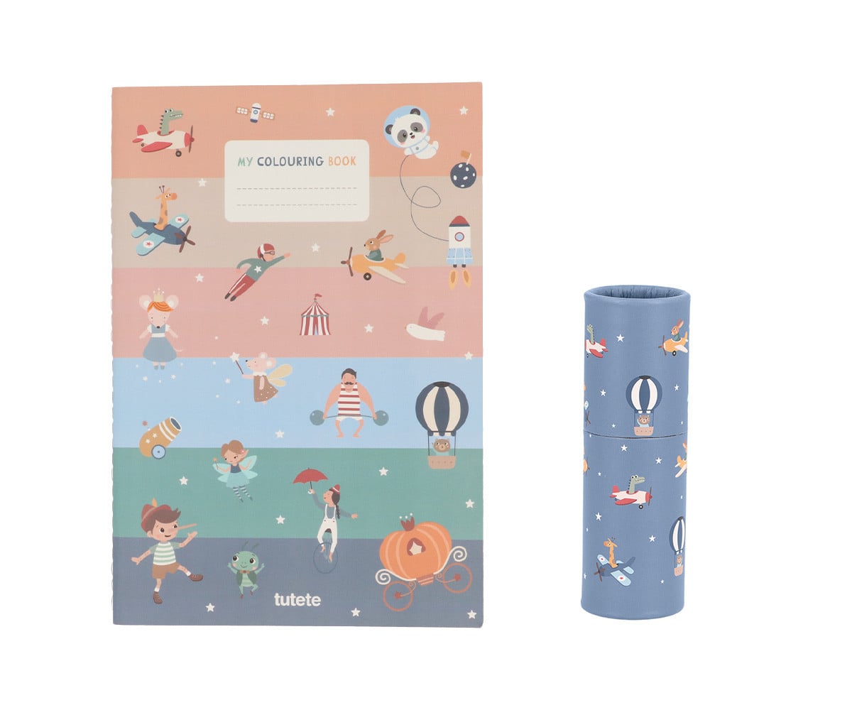Libretto da Colorare Tutete + Pastelli Planes