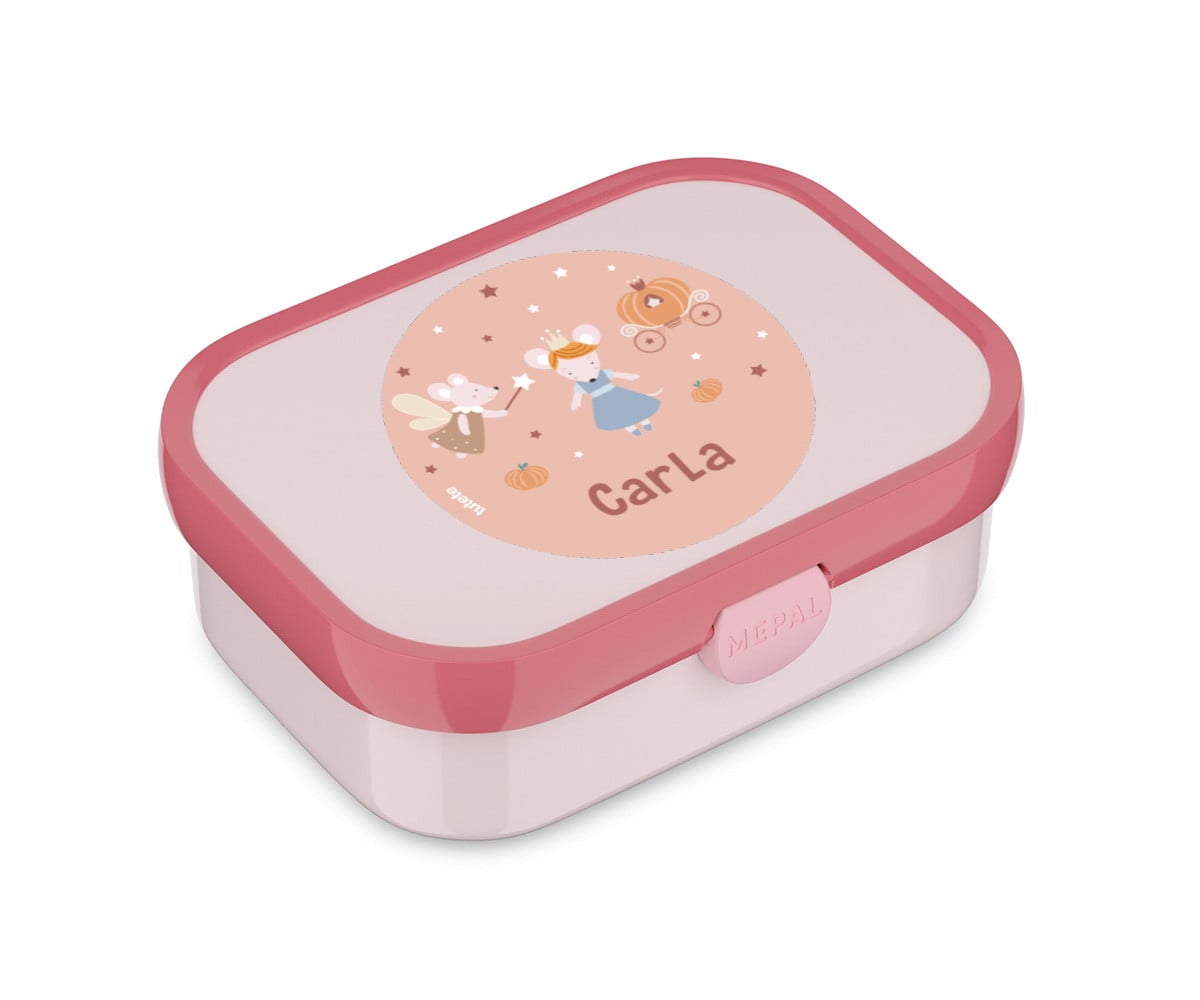 Midi Lunch Box Campus Cool Blue + Etichetta Mouse Fairies Personalizzata