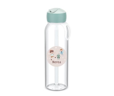 Gourde Campus Flip-Up Personnalisable Cool Mint 500 ml The Wooden Boy