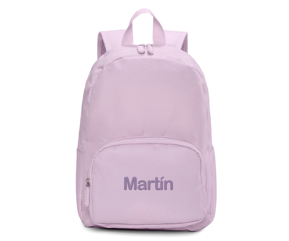 Zaino Solid Color Lavender Personalizzabile Ricamo