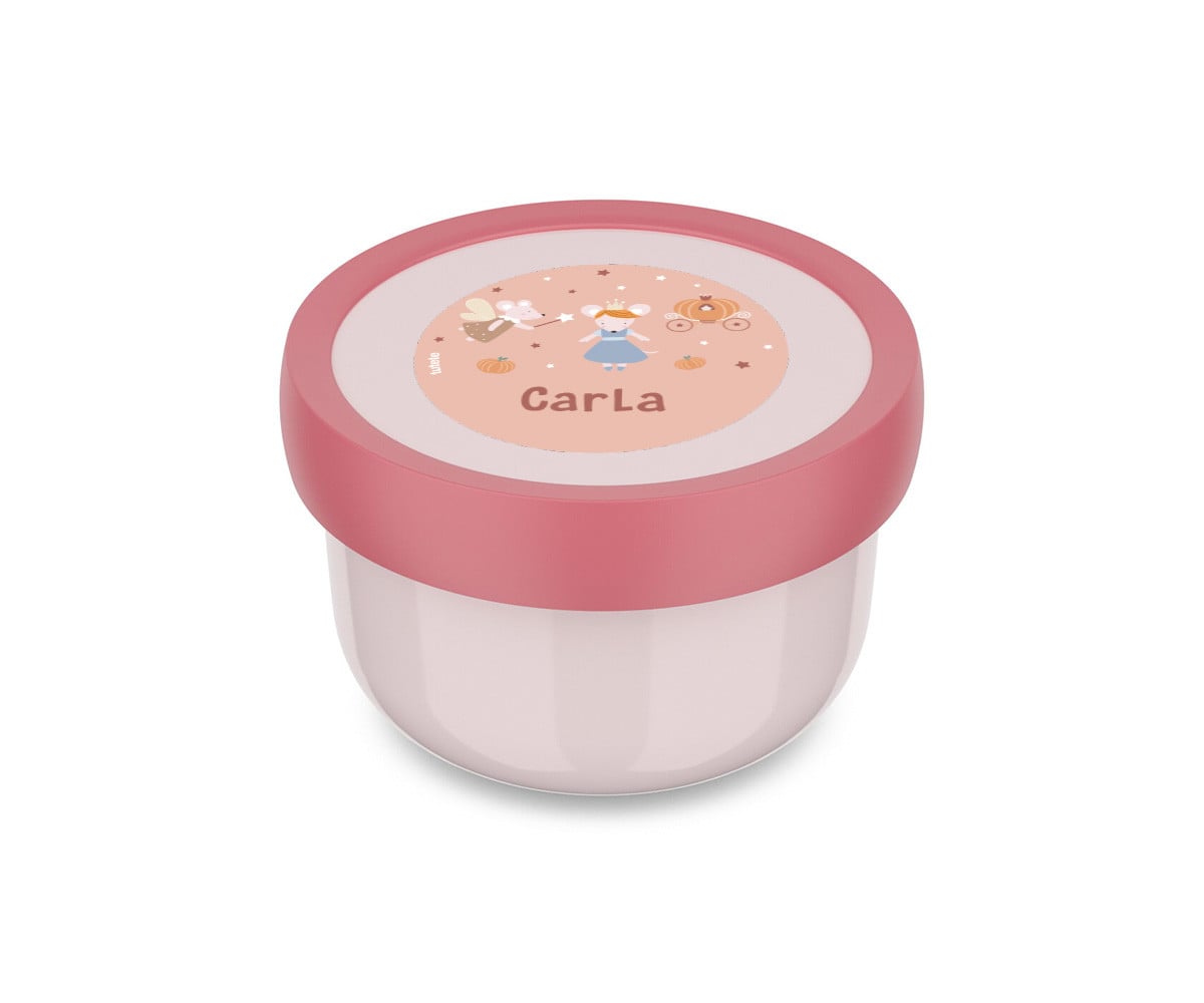 Cajita para Fruta Personalizada Campus Cool Pink Mouse Fairies