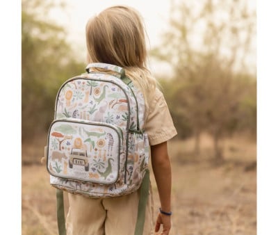 Mochila Mediana Safari Friends Personalizable