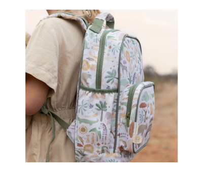 Mochila Mediana Safari Friends Personalizable