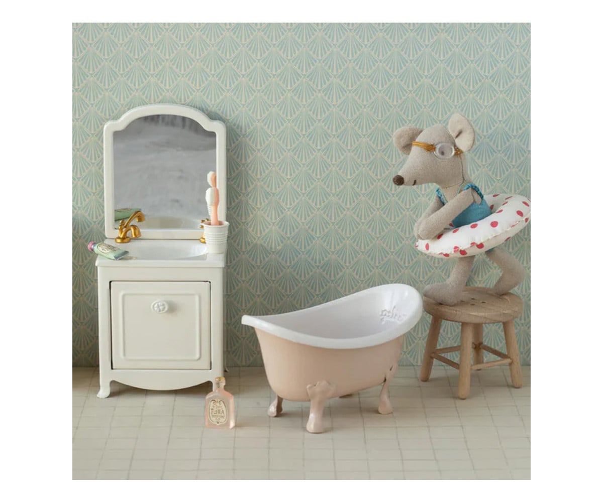 Vasca da Bagno Micro Maileg Rosa