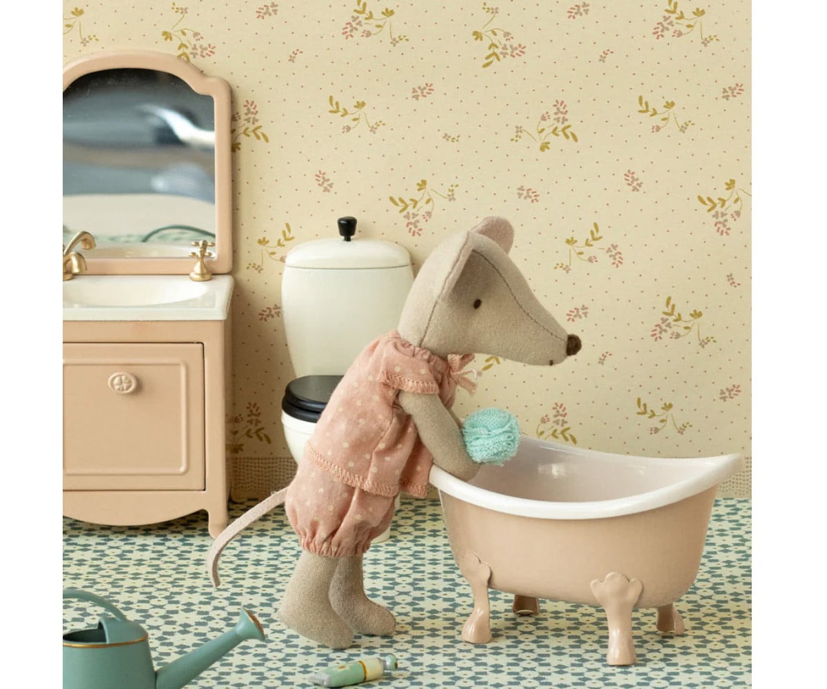 Vasca da Bagno Micro Maileg Rosa