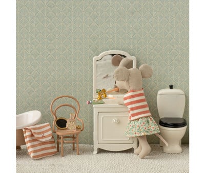 Set de Cepillo de Dientes en Bolsa Mouse Blue Stripe
