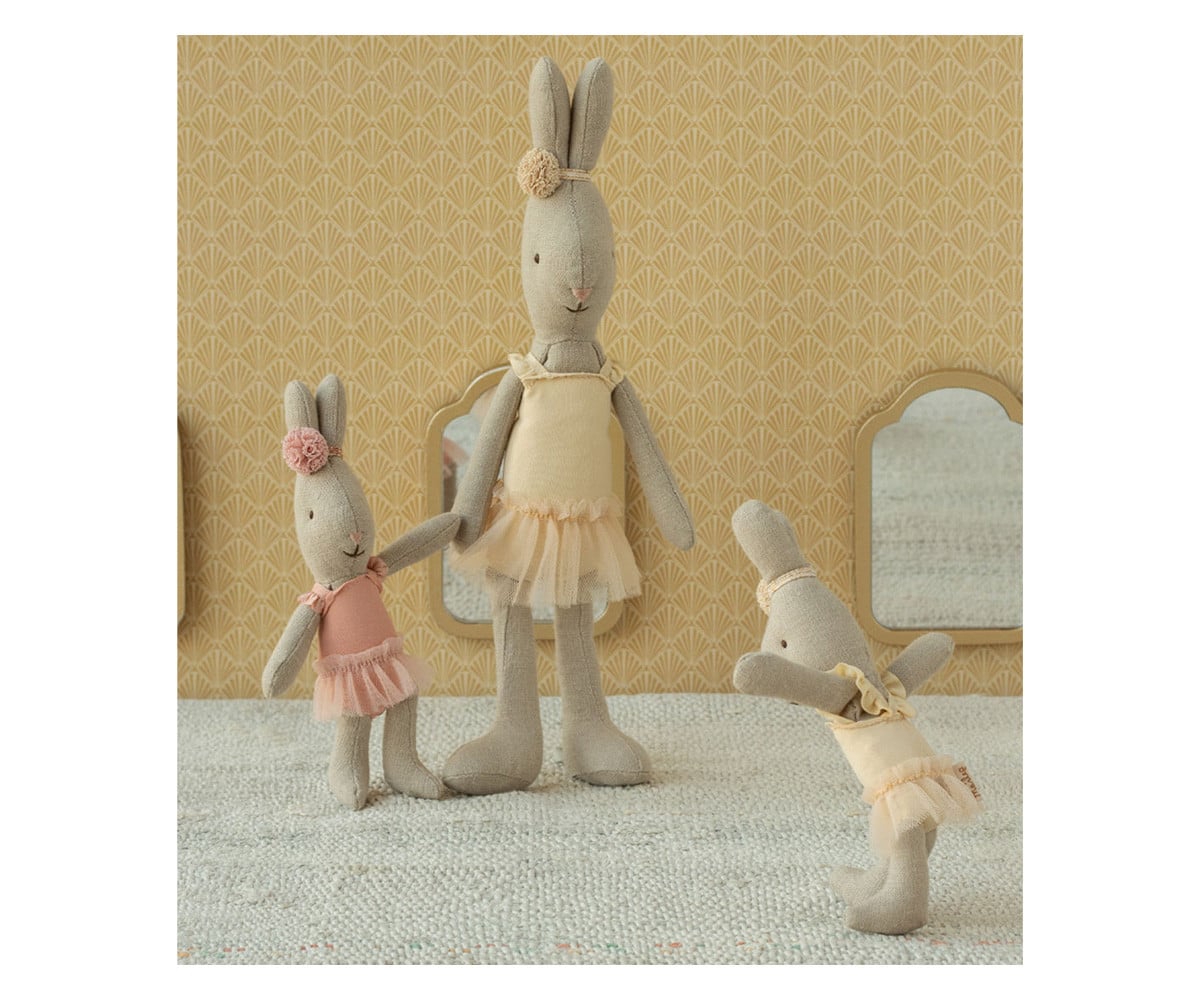 Rabbit Maileg Micro Vestito Ballerina Crema