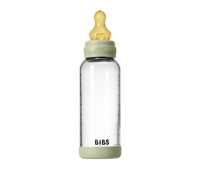 Boberão de vidro BIBS Boheme Sage 240ml
