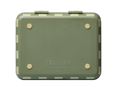 Bento Box with 3 Removable Green Trays