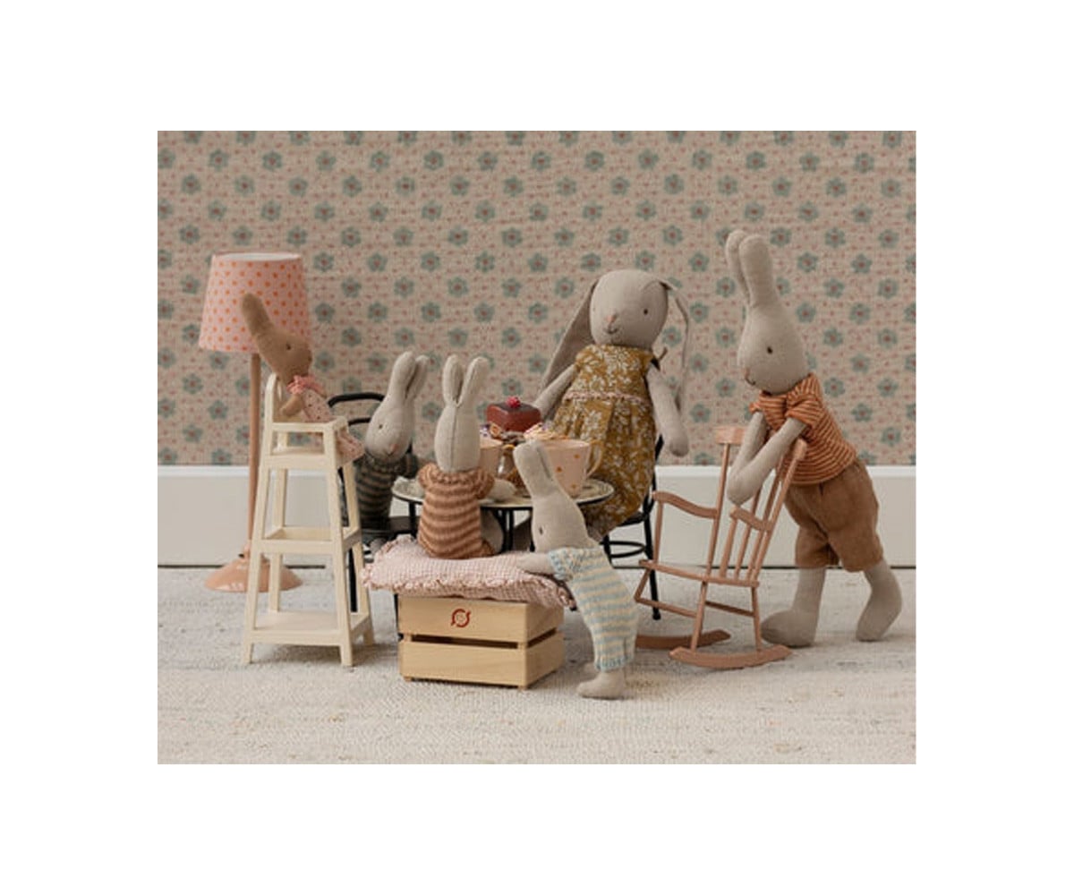 Set Tavolo e 2 Sedie Miniatura Maileg Black