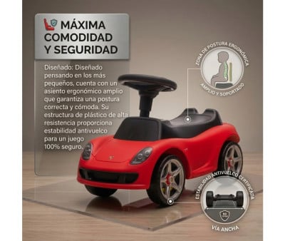 Correpasillos Porsche Rojo