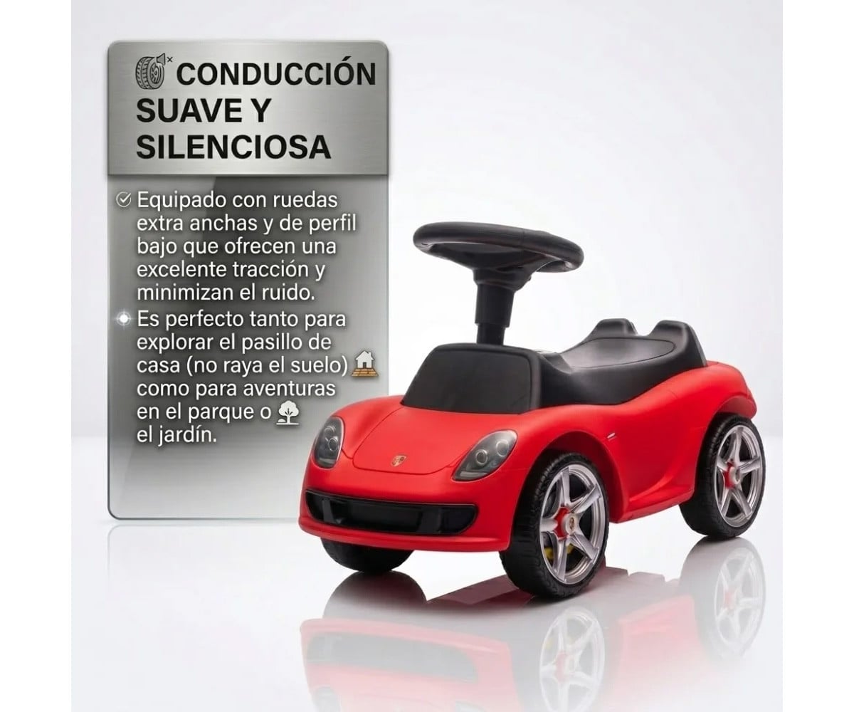 Correpasillos Porsche Rojo