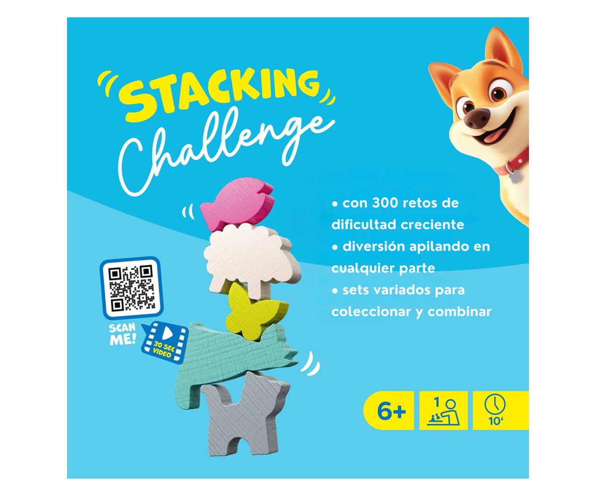 Gioco da Tavolo Stacking Challenge Animals