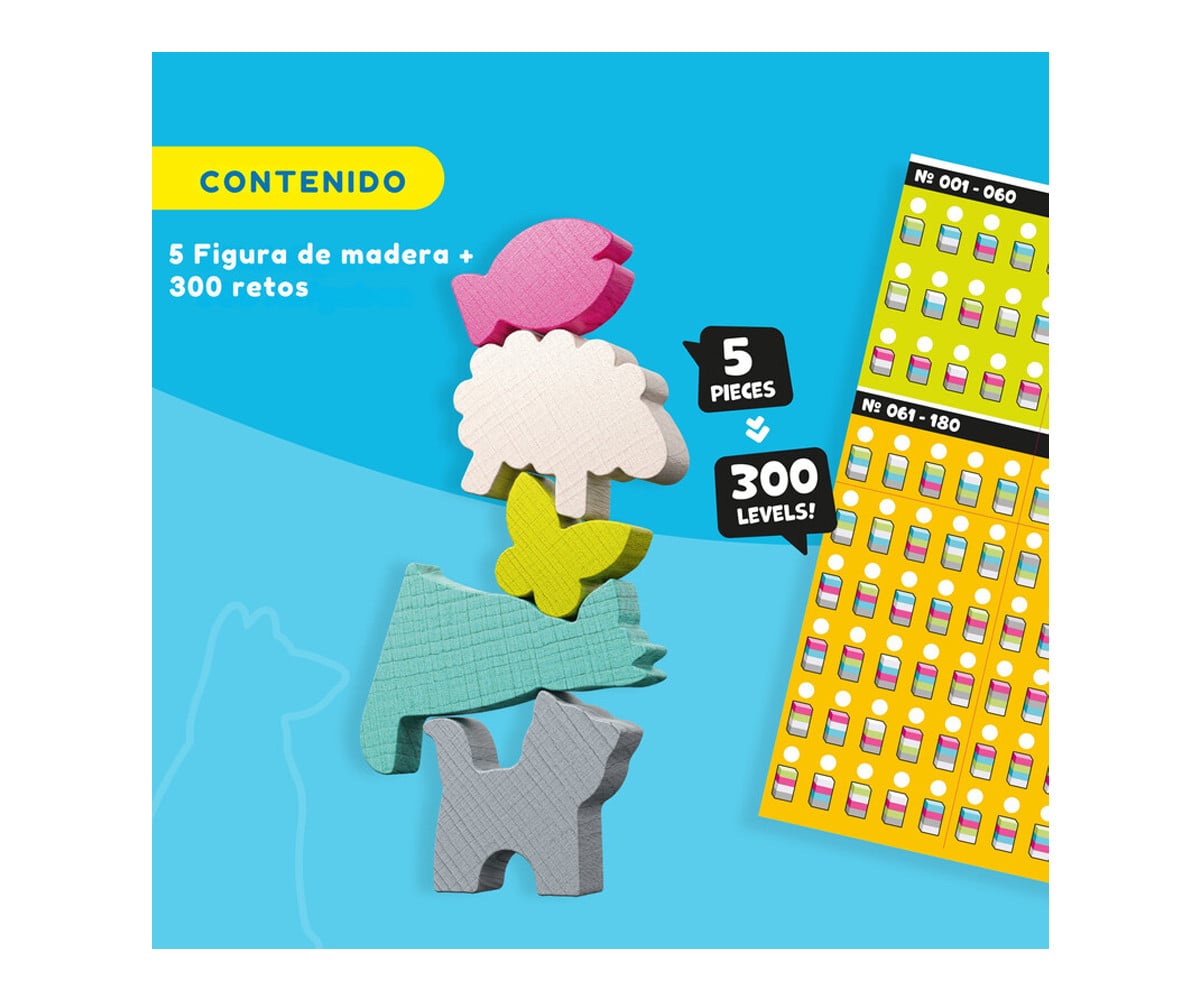 Gioco da Tavolo Stacking Challenge Animals
