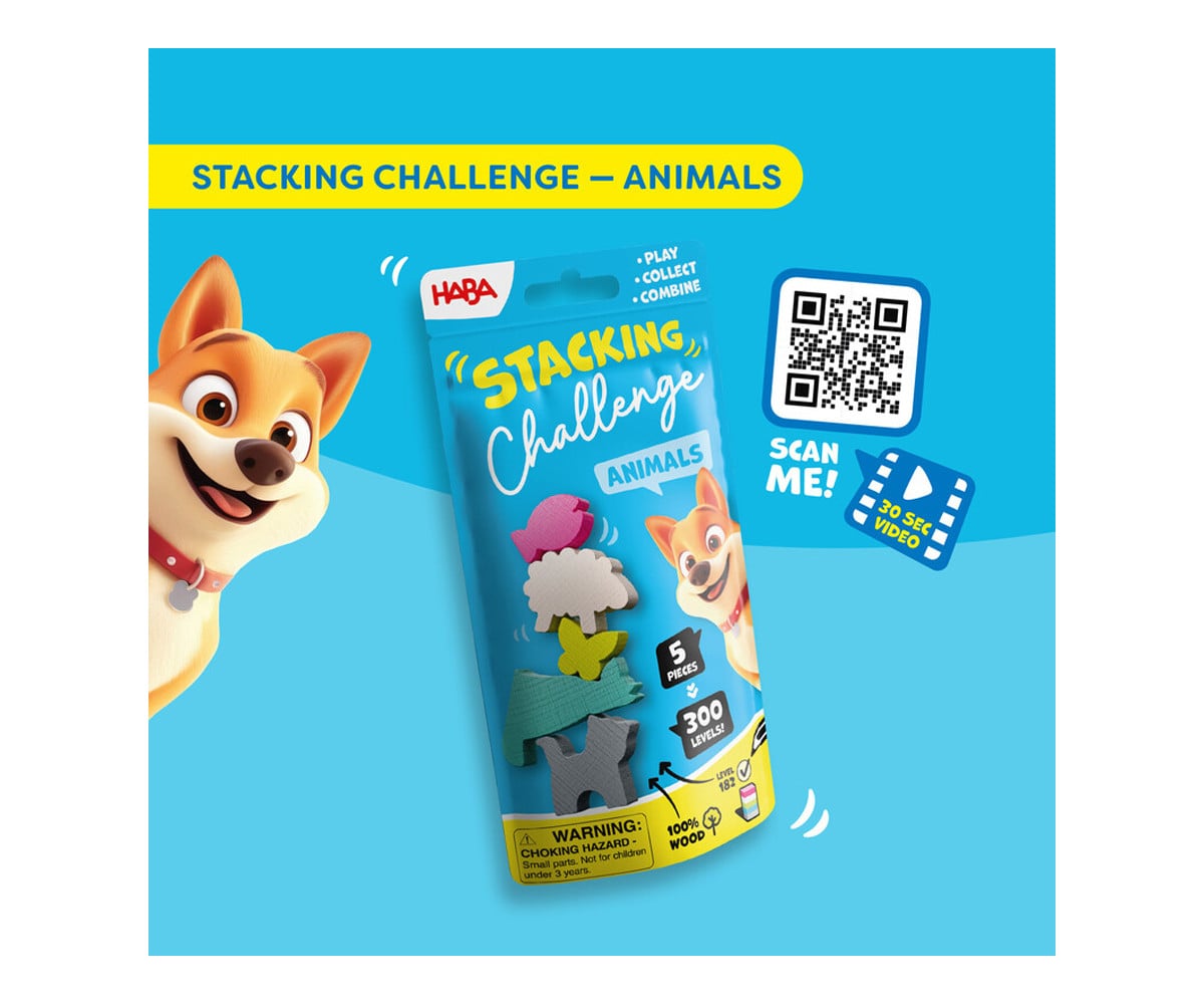 Gioco da Tavolo Stacking Challenge Animals