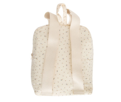 Mochila Flor Azul Personalizable