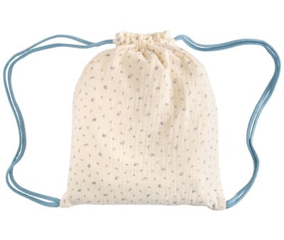Mochila personalizável Blue Flower Sack 