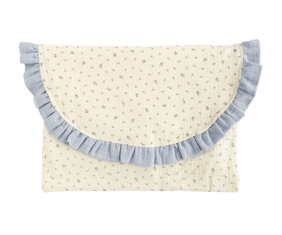 Bolsa Muda Flor Azul Personalizable