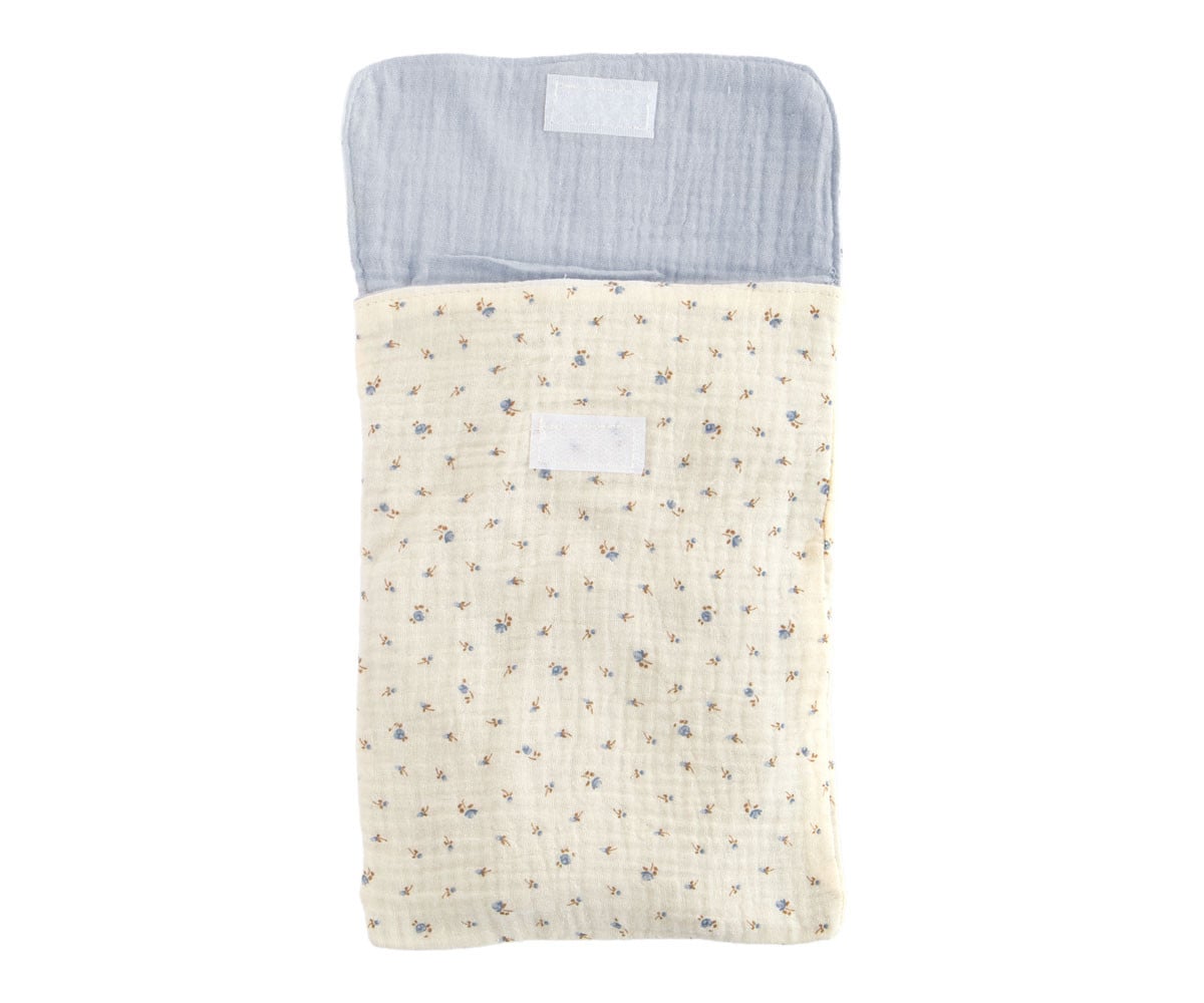 Bolsa Pañales Florecita Azul