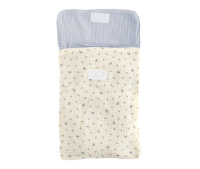 Bolsa Pañales Florecita Azul