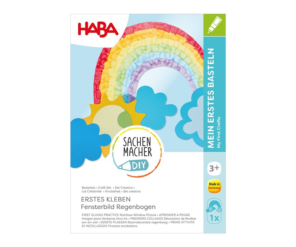 Craft Kit Impara a Incollare Rainbow Window Picture