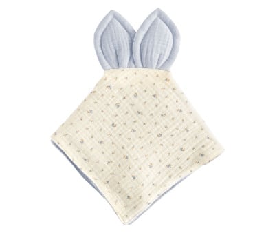 Doudou Blue Flowers Personalizzabile