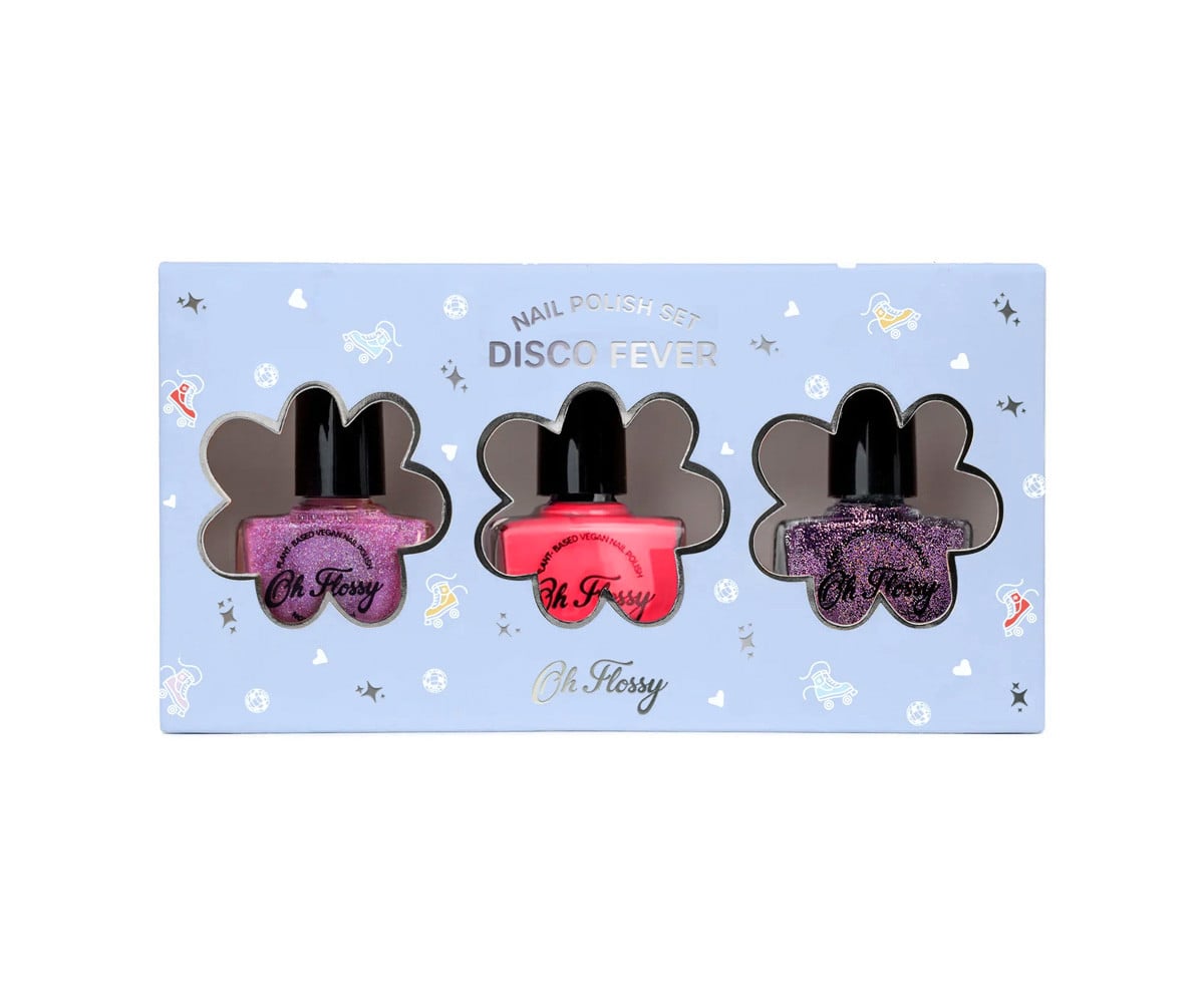 3 Esmaltes de Uñas Oh Flossy Disco