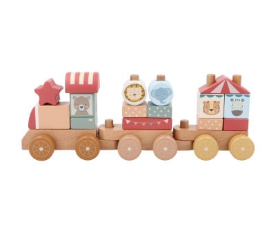 Trenino Legno Monneka Circus Personalizzabile