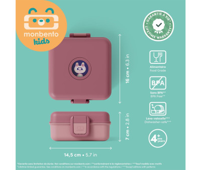Caja Almuerzo MB Snacky Pink Blush