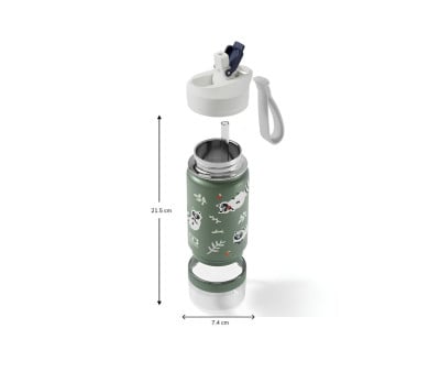 Botella Acero MB Twisty Mapache
