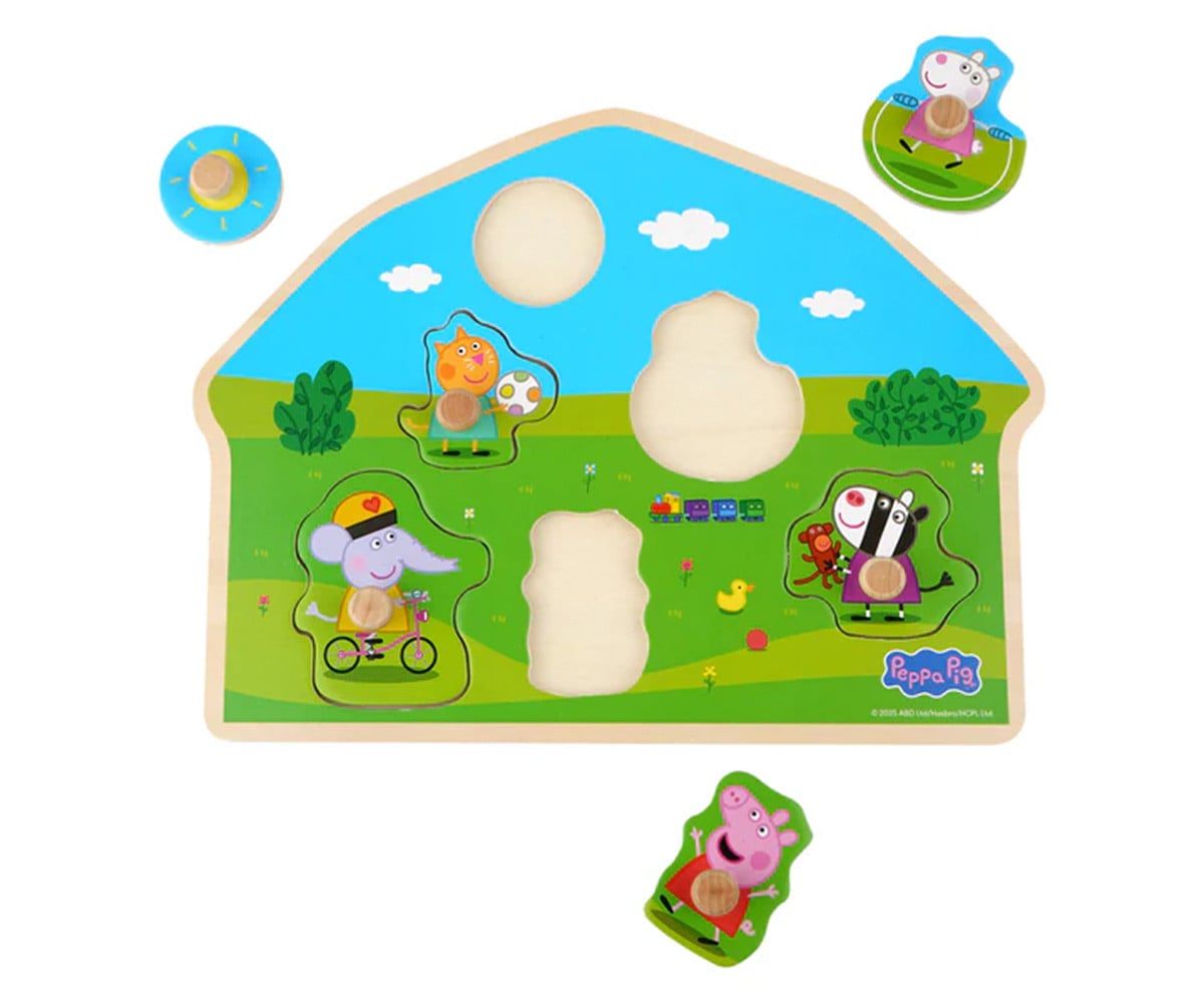 Puzzle Incastro Legno Peppa Pig