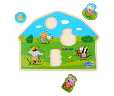 Puzzle Incastro Legno Peppa Pig
