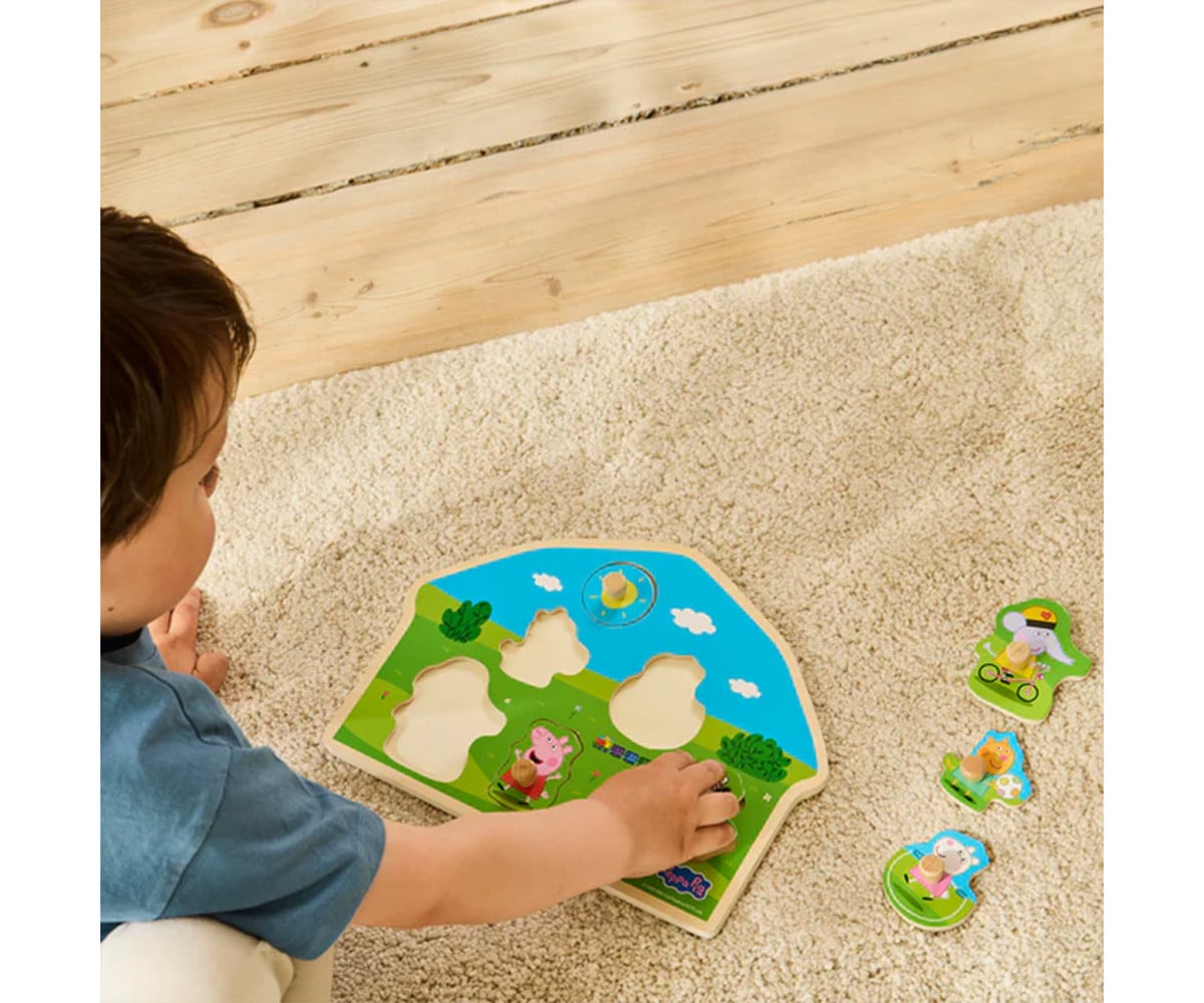 Puzzle Incastro Legno Peppa Pig