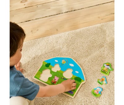 Puzzle Incastro Legno Peppa Pig