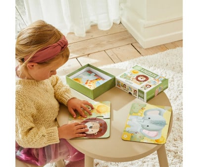 4 Puzzle Touch & Feel Safari