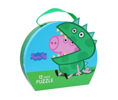 Puzzle  Valigetta George Peppa Pig 12 pezzi