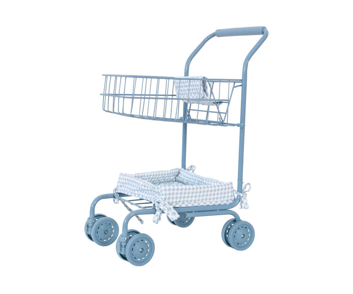 Carrello Spesa Vichy Blue Personalizzabile